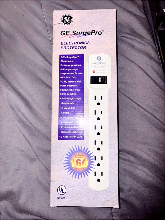GE Other - SurgePro White 6-Outlet Electronics Protector